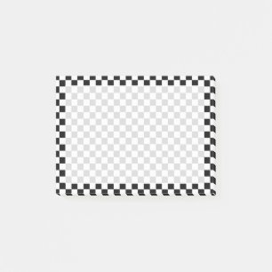 Schwarz-Weiß-Klassik-Karton von STaylor Post-it Klebezettel