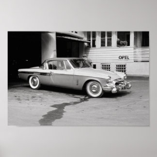 Schwarz-Weiß-Klassiker 1968 Europa Poster