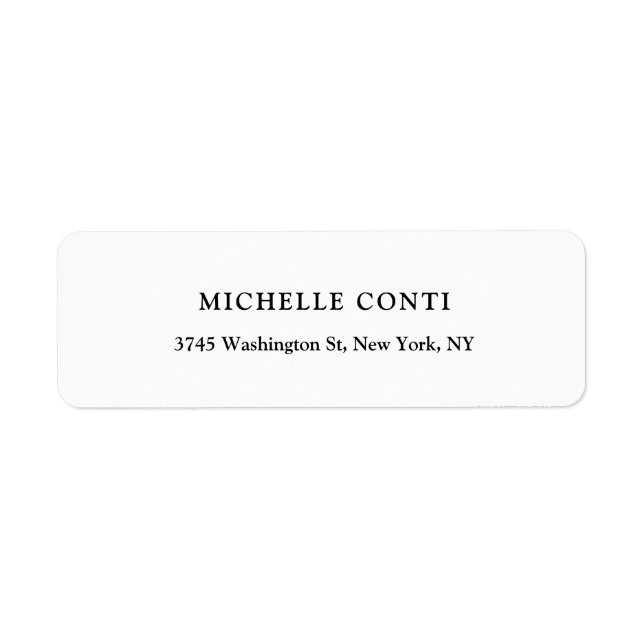 Schwarz/Weiß Klassisch Minimalistisch Schlicht ein (Vorne)