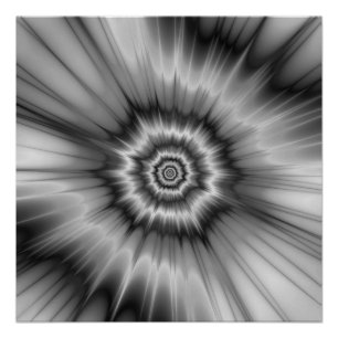 Schwarz-Weiß-Knall! Das Zazzle Perfect Poster