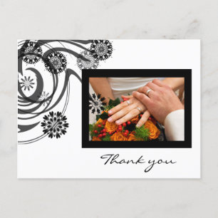 Schwarz-Weiß-Kollektion Postkarte