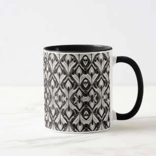 Schwarz-Weiß-Kontrast Tasse