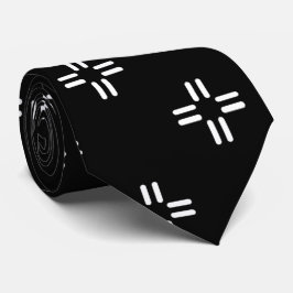 Schwarz/Weiß Krawatte