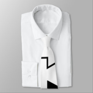 Schwarz-Weiß-Krawatte Krawatte