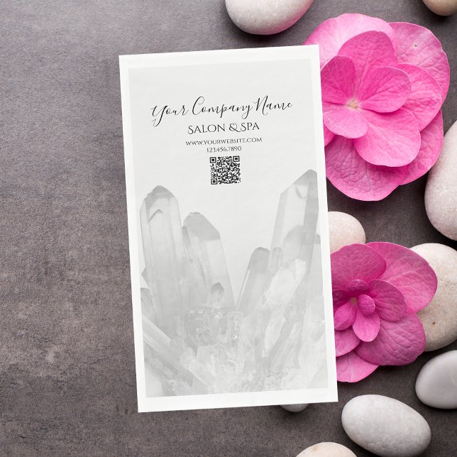 Schwarz-Weiß-Kristalle Salon Wellness-Center Serviette (Von Creator hochgeladen)