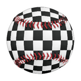 Schwarz-Weiß-Krokodil-Hautdruckschach Baseball