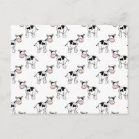 Schwarz-Weiß-Kuh-Muster.