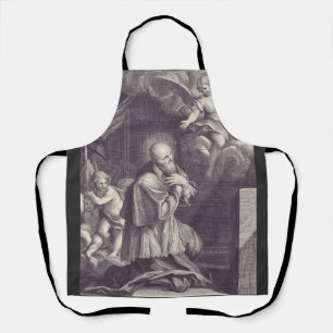 Schwarz-Weiß-Kunst des heiligen Franz von Sales Schürze