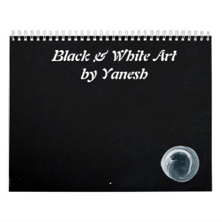 Schwarz-Weiß-Kunst von Yanesh Kalender