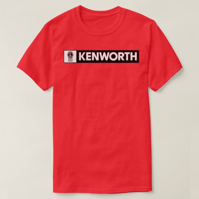 Schwarz-Weiß-KW-Wort T-Shirt (Design vorne)