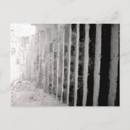 Schwarz-Weiß-Landschaft Fotografen Treppe Postkarte