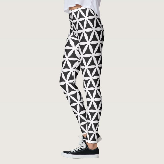 schwarz & weiß leggings (Links)