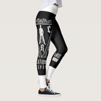 Schwarz-Weiß-Leggings Leggings