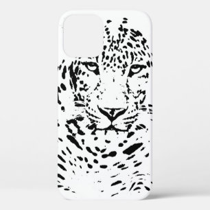 Schwarz Weiß Leopard Case-Mate iPhone Hülle