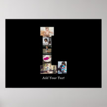 Schwarz-Weiß-Letter-L-FotoCollage