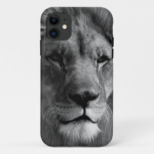 Schwarz-Weiß-Lion iPhone 11 Hülle