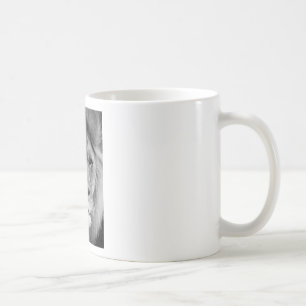 Schwarz-Weiß-Lion Kaffeetasse