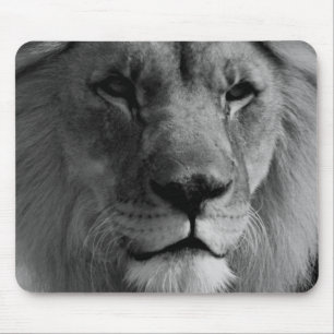 Schwarz-Weiß-Lion Mousepad