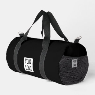 Schwarz-Weiß-Logo Geschäftsförderungs-Profi Duffle Bag