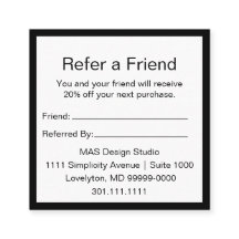 Schwarz-Weiß-Logo hier Empfehlen Sie einem Freund