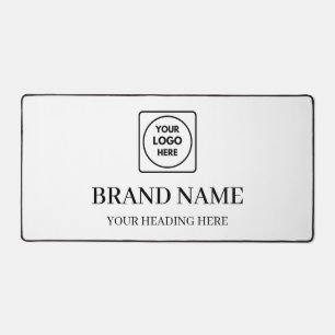 Schwarz-weiß-Logo Individuelle Geschäfts-Schreibti Schreibtischunterlage