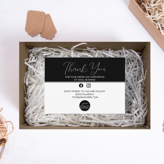 Schwarz-Weiß-Logo-Paket für Unternehmen Begleitkarte (Von Creator hochgeladen)