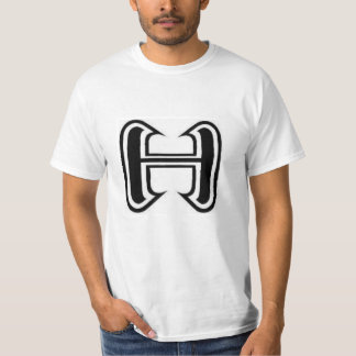 Schwarz-Weiß-Logo T-Shirt