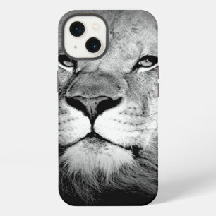 Schwarz-Weiß-Löwe iPhone 13 Hülle