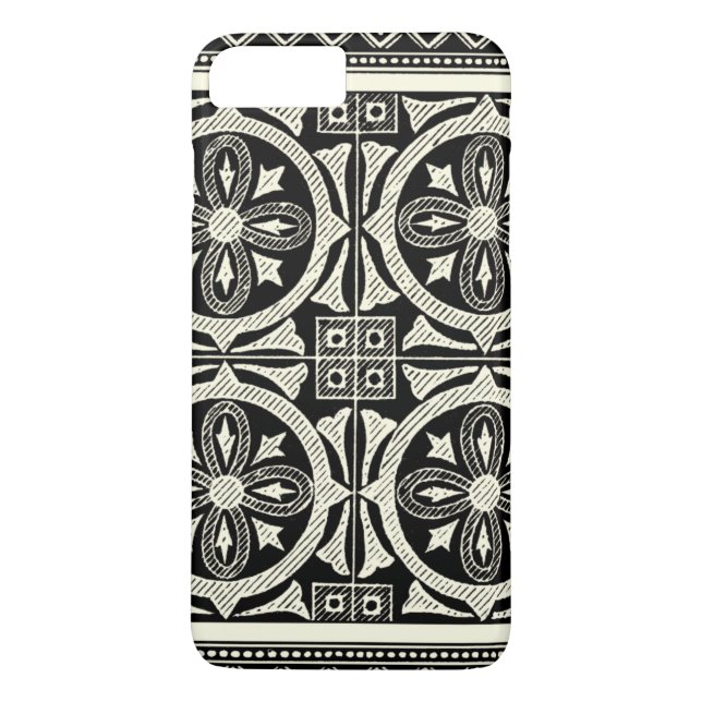 Schwarz-Weiß-Mandala-Motif von Vision Studio Case-Mate iPhone Hülle (Rückseite)