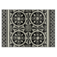 Schwarz-Weiß-Mandala-Motif von Vision Studio