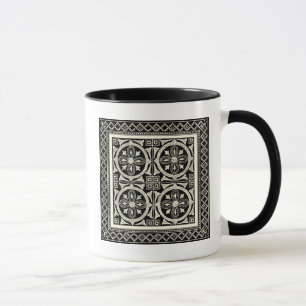 Schwarz-Weiß-Mandala-Motif von Vision Studio Tasse