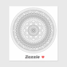 Schwarz-Weiß Mandala v3