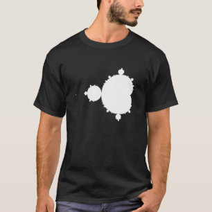 Schwarz-Weiß-Mandelbrot T-Shirt