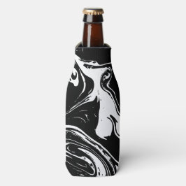 Schwarz-Weiß-Marmor Cooler Flaschenkühler