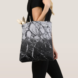 Schwarz-Weiß-Marmor Moderne Glamouröse Trendige