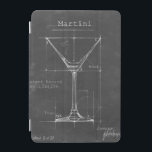 Schwarz-Weiß-Martini-Glas-Blueprint iPad Mini Hülle<br><div class="desc">Schwarz & Weiß Martini Glas Blueprint. Künstler: Ethan Harper. Bild-ID: 106174Z.</div>