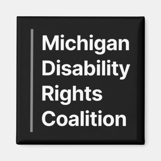 Schwarz-Weiß-MDRC-Magnet Magnet (Vorne)