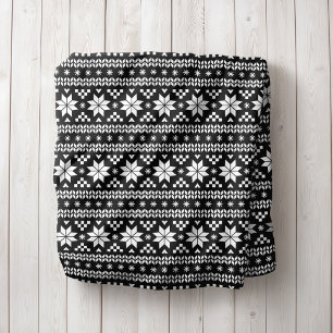 Schwarz-Weiß-Messe - Isle Print   Feriendekoration Sherpadecke