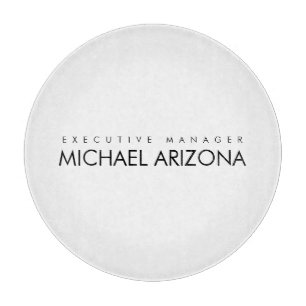 Schwarz/Weiß Minimalistisch Einfach Schlicht Schneidebrett