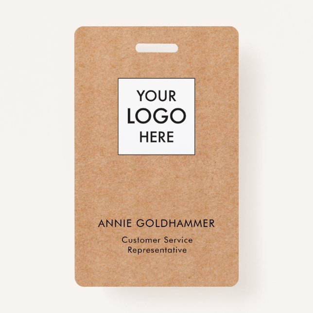 Schwarz-Weiß-Minimalistische Monogramm für Kraft Ausweis (Vorderseite)