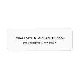 Schwarz-weiß Modern Creative Trendy Elegante Famil