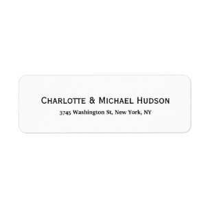 Schwarz-weiß Modern Creative Trendy Elegante Famil