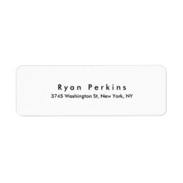 Schwarz & Weiß Moderne Elegante Beruflich Personal