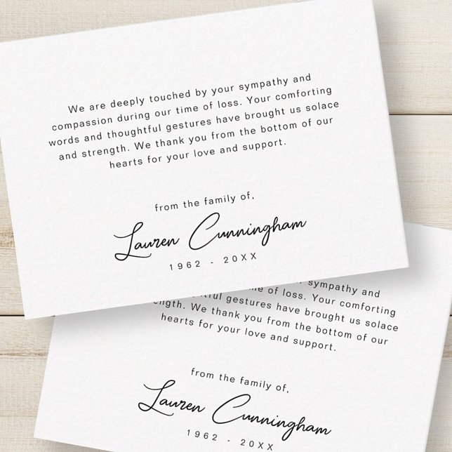 Schwarz-Weiß-Moderne Minimalistische Einfache Beer Mitteilungskarte (Von Creator hochgeladen)