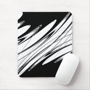 Schwarz-Weiß-Moderne Mousepad