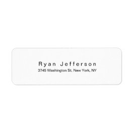 Schwarz/Weiß Modernes Minimalistisches Beruflich