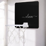 Schwarz-weiß Modernes Minimalistisches Monogramm Mini Basketball Netz<br><div class="desc">Die Minimalistische Monogram Kollektion Schwarz/Weiß: Einfache Einfachheit und Eleganz in unseren minimalistischen Designs, die so gestaltet sind, dass sie Ihren Stil mühelos erweitern. Diese Kollektion wurde mit einem scharfen Blick für moderne Ästhetik gestaltet und weist elegante Schwarz-Weiß-Designs auf, die durch personalisierte Monogramme noch verstärkt werden. Von der schicken Schreibwaren bis...</div>
