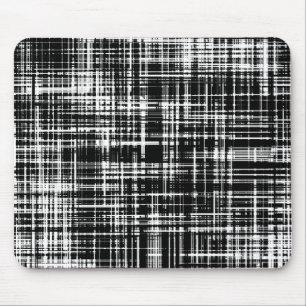 Schwarz-Weiß-Muster für Abstrakte Streifen Mousepad
