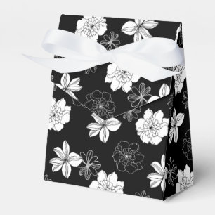 Schwarz-Weiß-Muster Geschenkschachtel