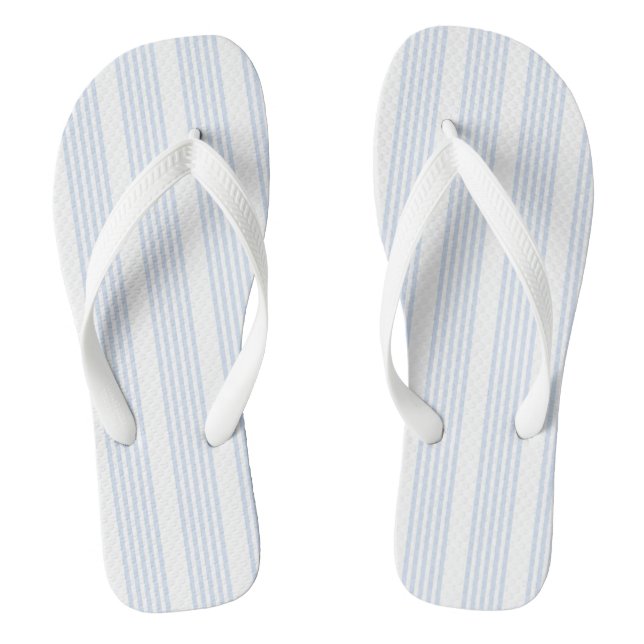 Schwarz-Weiß-Muster mit fünf Streifen Flip Flops (Fußbett)